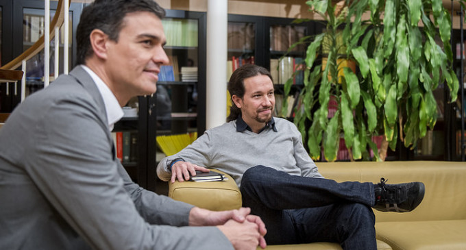 Podemos mantiene el referéndum en Cataluña en su plan de Gobierno