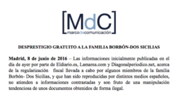 Los Borbón que figuran en ‘Los Papeles de la Castellana’ admiten la amnistía y se quejan de un “desprestigio gratuito”