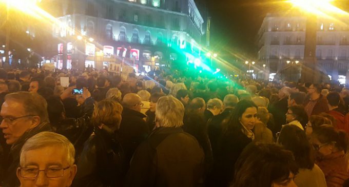 Una concentración en Madrid denuncia la “vergüenza” del sistema judicial