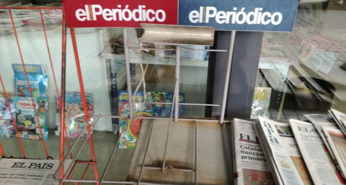 El éxito de la huelga evita que se impriman ‘El Periódico’ y ‘Sport’