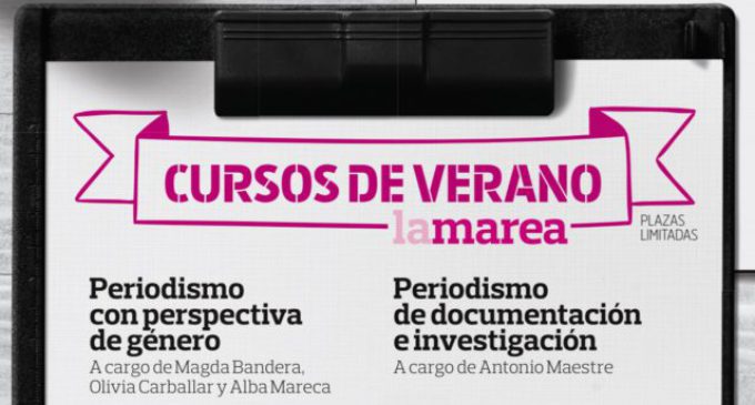 Este verano, cursos de periodismo de ‘La Marea’
