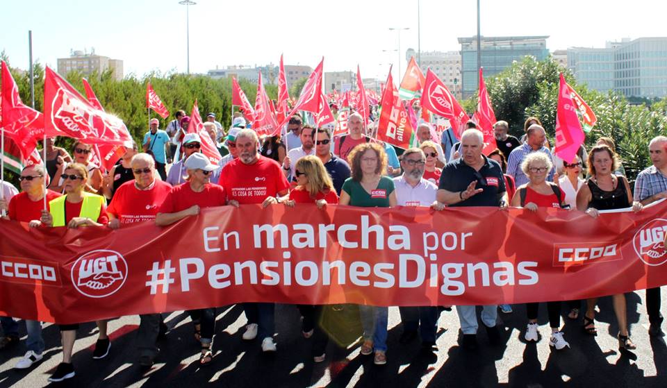 pensiones dignas ccoo ugt marchas