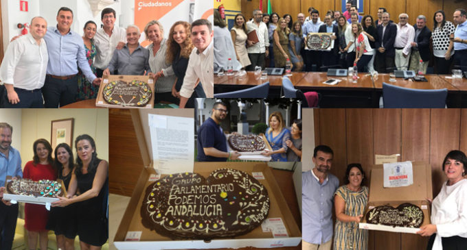 Una palmera de chocolate para pedir diálogo