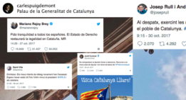 Y la política catalana se mudó a las redes