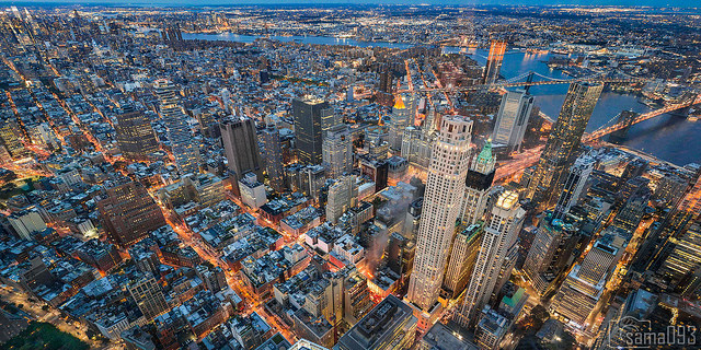 Vista aérea de Nueva York. Foto: Sama / CC BY-NC 2.0.