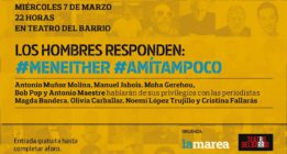 ¡El 7 marzo, fiesta y reflexión en el Teatro del Barrio!