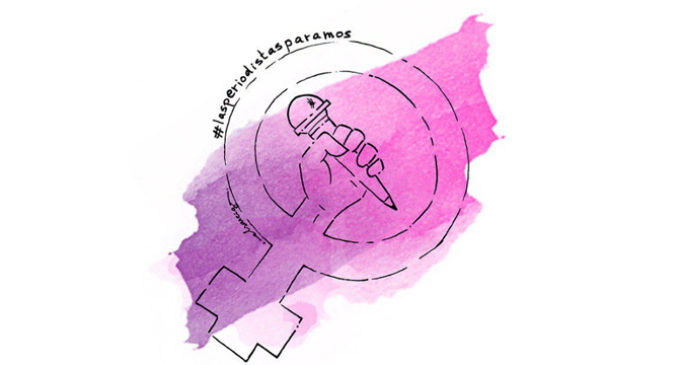 Las periodistas de ‘La Marea’ paramos