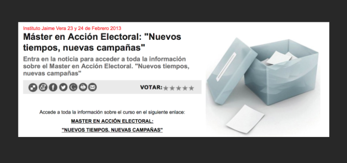 A cualquier cosa le llaman máster
