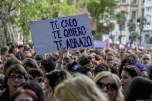 Manifestación feminista en Madrid