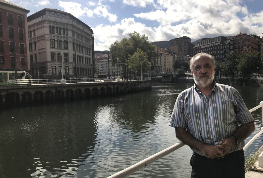 Víctor Etayo, del movimiento de pensionistas de Bilbao (P.S.)