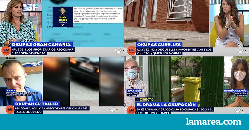 Ración diaria de okupas en televisión: cómo convertir un problema ...