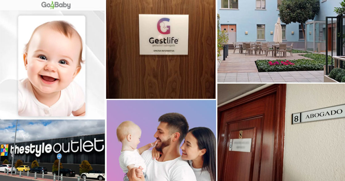 Imagen de las localizaciones y páginas web de algunas de las clínicas y despachos de abogados contactados en este reportaje.